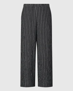 Women Alembika Plus<Thera Relaxed Straight Leg Pants, Stripes