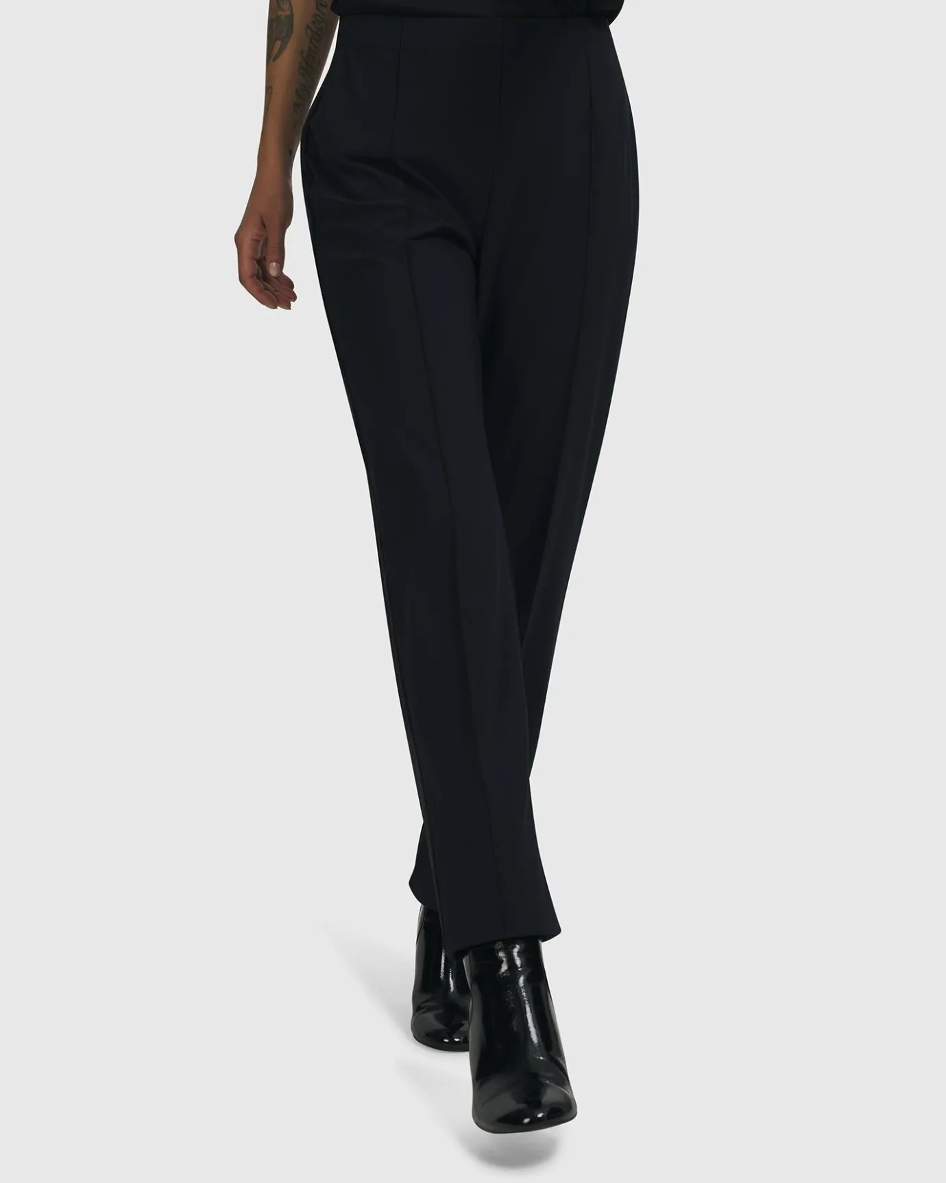 Women Alembika Plus<Trinity Slim Pants, Black