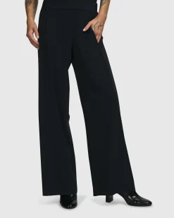 Women Alembika Plus<Trinity Straight Leg Pants, Black