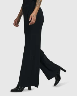Women Alembika Plus<Trinity Straight Leg Pants, Black