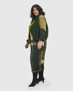 Women Alembika Plus<Two Tone Vest, Hunter