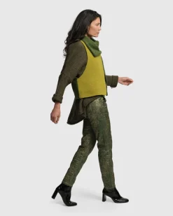 Women Alembika Plus<Two Tone Vest, Hunter