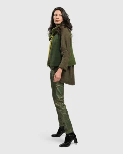 Women Alembika Plus<Two Tone Vest, Hunter