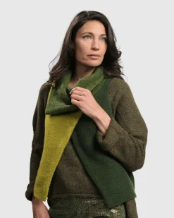 Women Alembika Plus<Two Tone Vest, Hunter