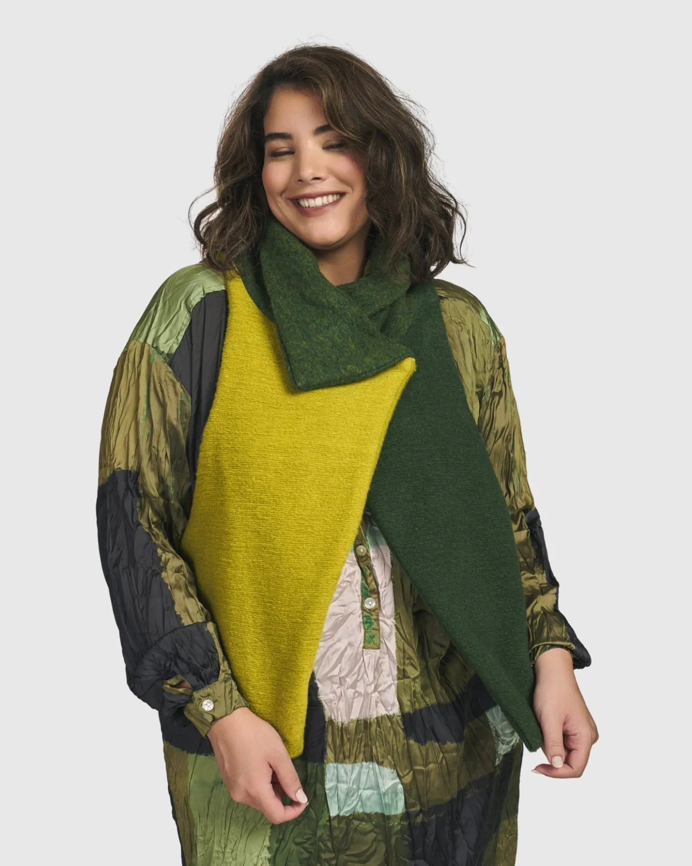 Women Alembika Jackets<Two Tone Vest, Hunter