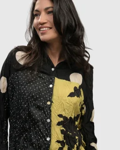 Women Alembika Plus<Under The Sun Button Down Shirt, Mix