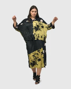 Women Alembika Plus<Under The Sun Button Down Shirt, Mix