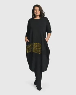 Women Alembika Plus<Unstoppable Cocoon Dress, Chartreuse