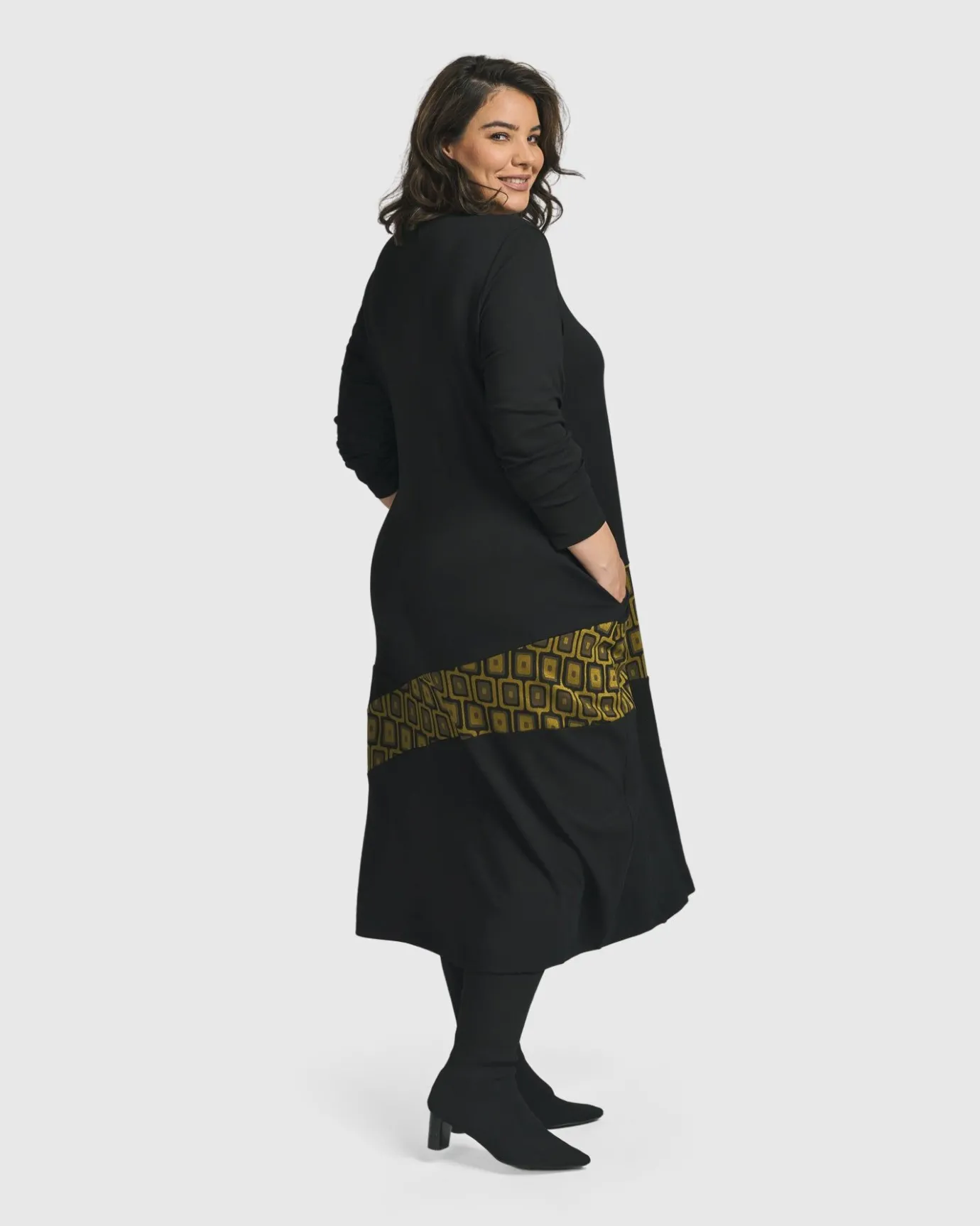 Women Alembika Plus<Unstoppable Cocoon Dress, Chartreuse