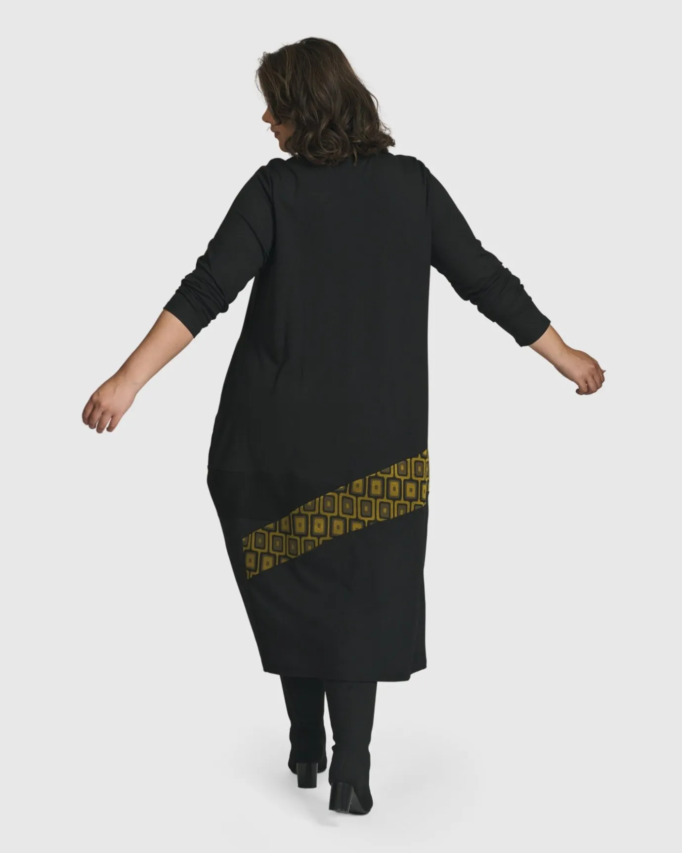 Women Alembika Plus<Unstoppable Cocoon Dress, Chartreuse