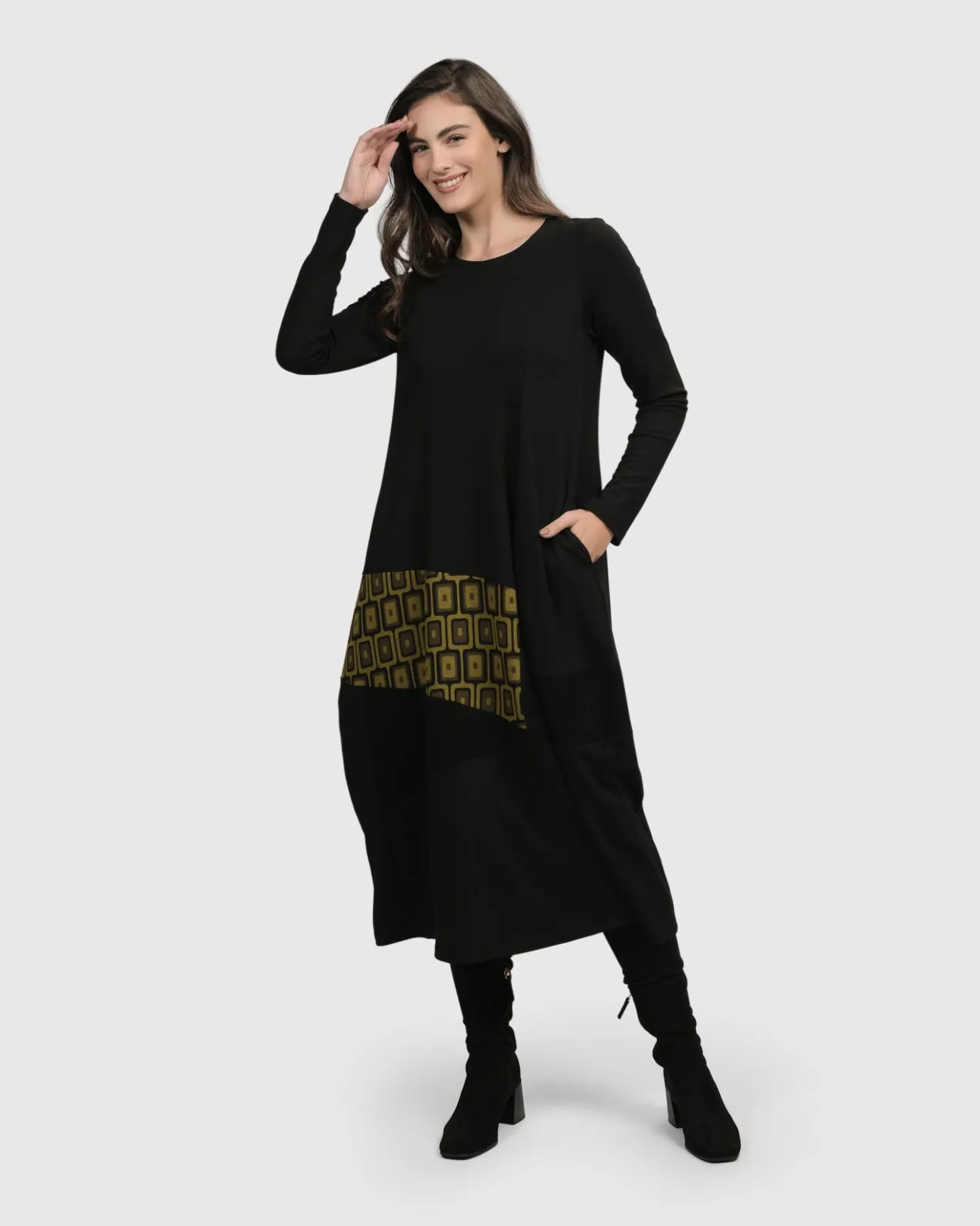 Women Alembika Plus<Unstoppable Cocoon Dress, Chartreuse