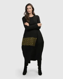 Women Alembika Dresses<Unstoppable Cocoon Dress, Chartreuse
