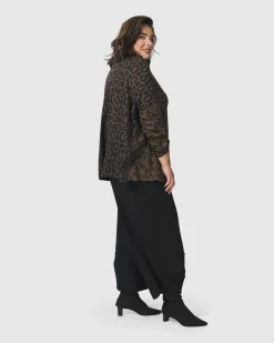 Women Alembika Plus<Unstoppable Oversized Cardigan, Coffee