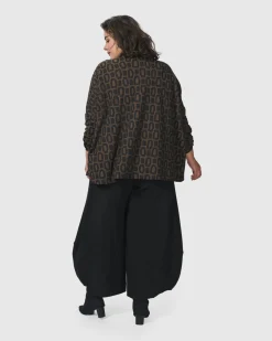 Women Alembika Plus<Unstoppable Oversized Cardigan, Coffee
