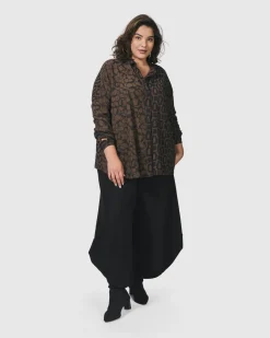 Women Alembika Plus<Unstoppable Oversized Cardigan, Coffee