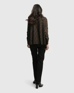 Women Alembika Plus<Unstoppable Oversized Cardigan, Coffee