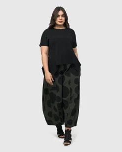 Women Alembika Plus<Urban Akira Balloon Pants, Khaki