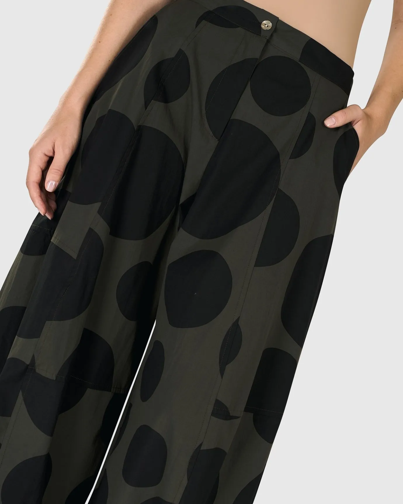 Women Alembika Plus<Urban Akira Balloon Pants, Khaki