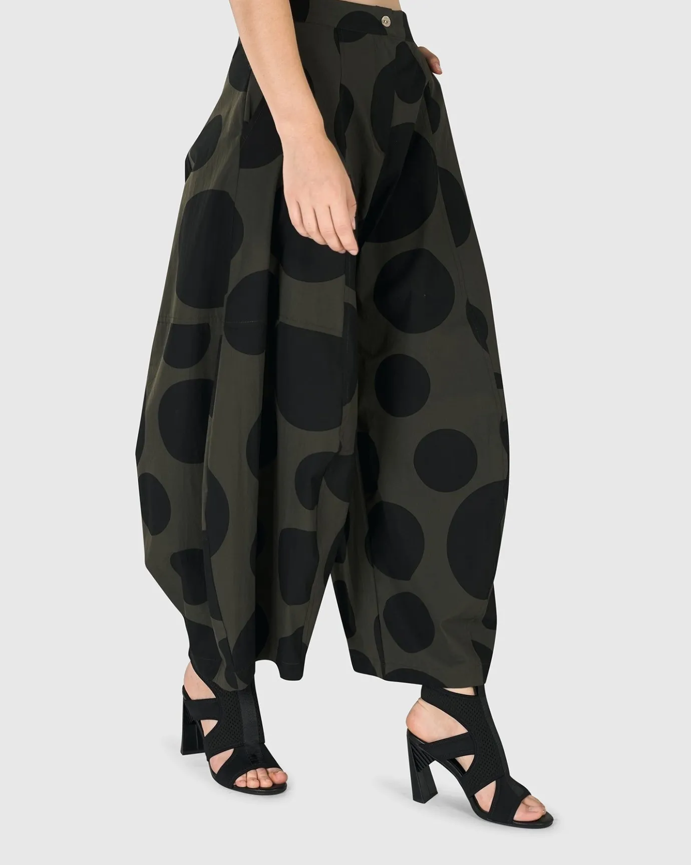 Women Alembika Plus<Urban Akira Balloon Pants, Khaki
