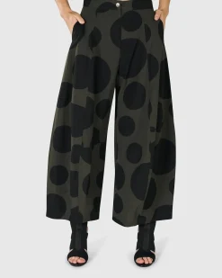 Women Alembika Pants & Skirts<Urban Akira Balloon Pants, Khaki