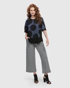 Women Alembika Plus<Urban Angelica Dots Tee, Navy