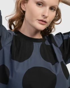 Women Alembika Plus<Urban Angelica Dots Tee, Navy