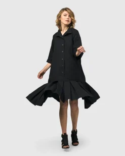Women Alembika Plus<Urban Astor Shirt Dress, Black