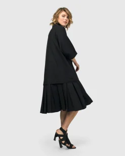 Women Alembika Plus<Urban Astor Shirt Dress, Black