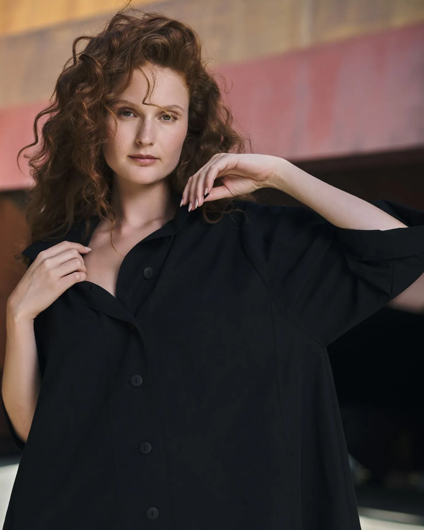Women Alembika Plus<Urban Astor Shirt Dress, Black