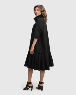 Women Alembika Plus<Urban Astor Shirt Dress, Black