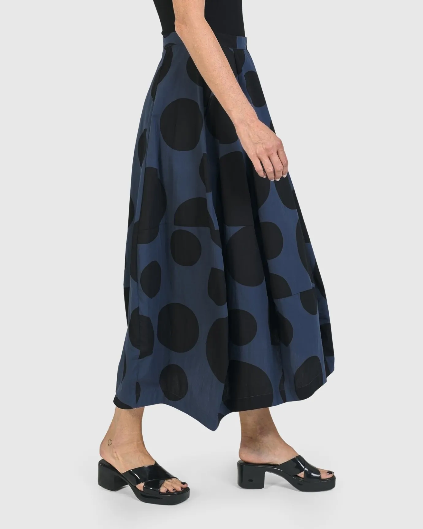 Women Alembika Plus<Urban Astrid Balloon Skirt, Navy