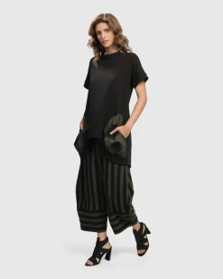 Women Alembika Plus<Urban Bells Tunic Top, Khaki