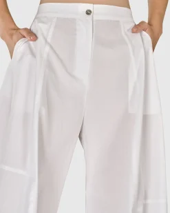 Women Alembika Plus<Urban Borough Balloon Pants, White