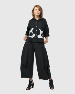 Women Alembika Pants & Skirts<Urban Bowery Balloon Pants, Black
