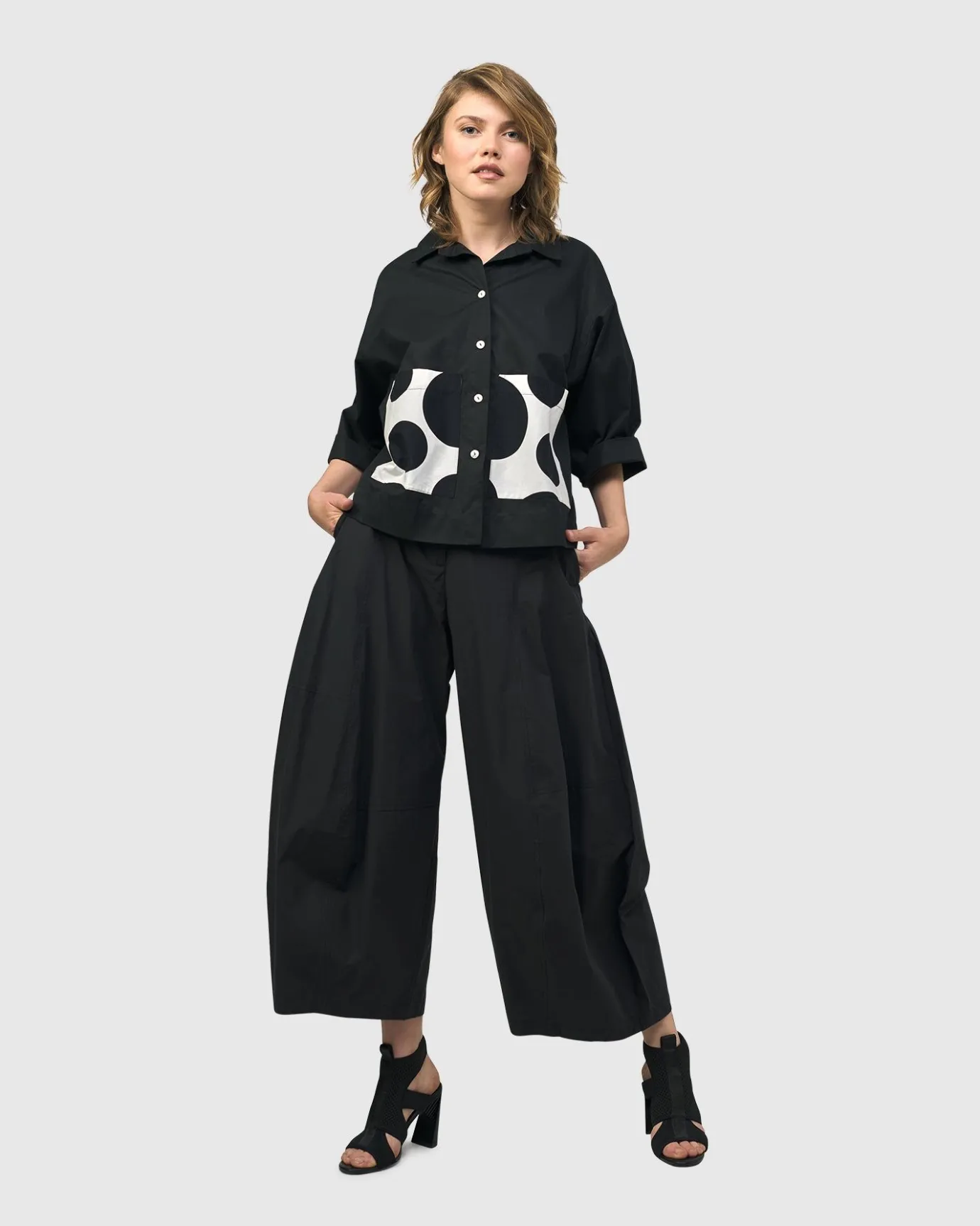 Women Alembika Plus<Urban Bowery Balloon Pants, Black