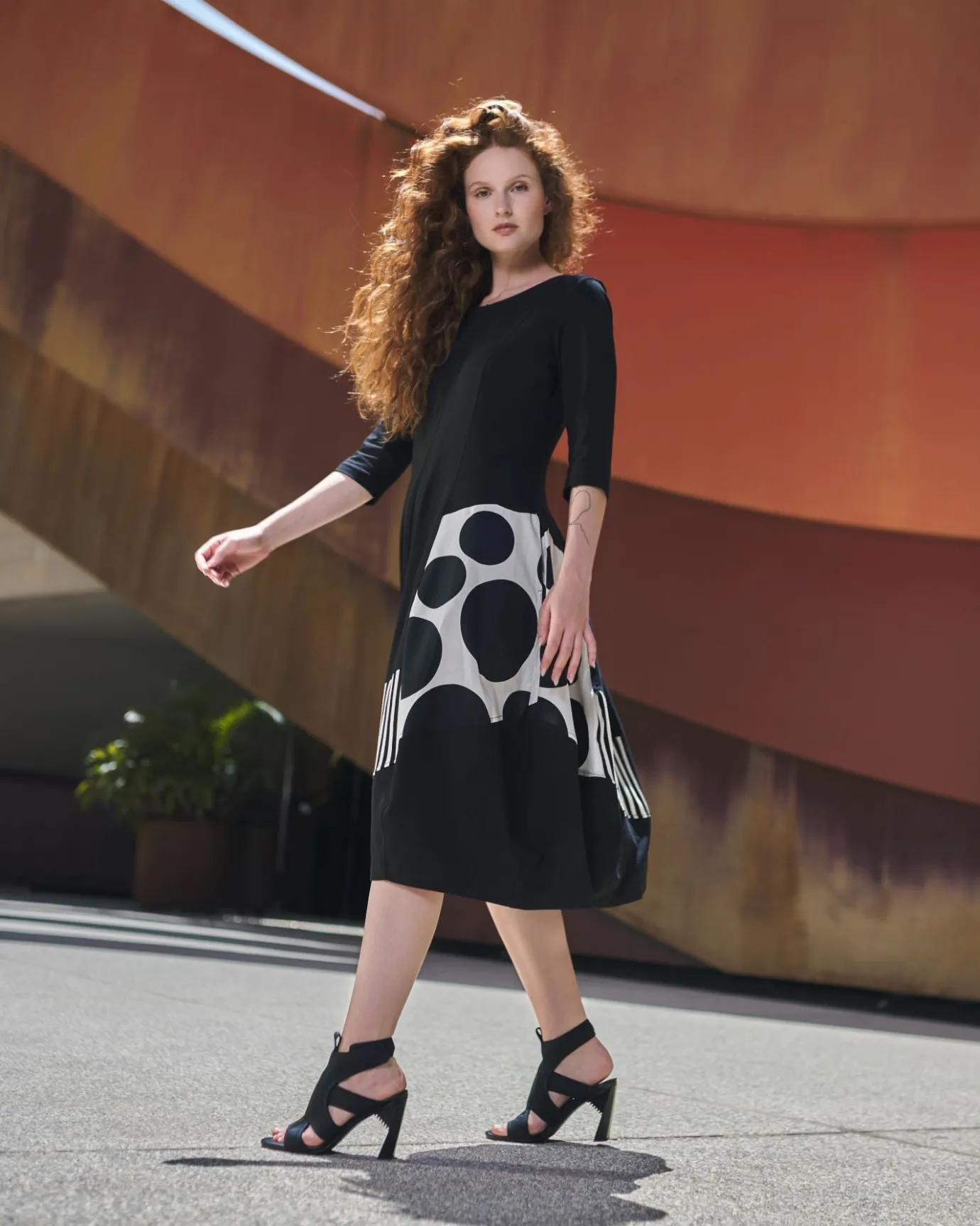 Women Alembika Dresses<Urban Broadway Cocoon Dress, Mono