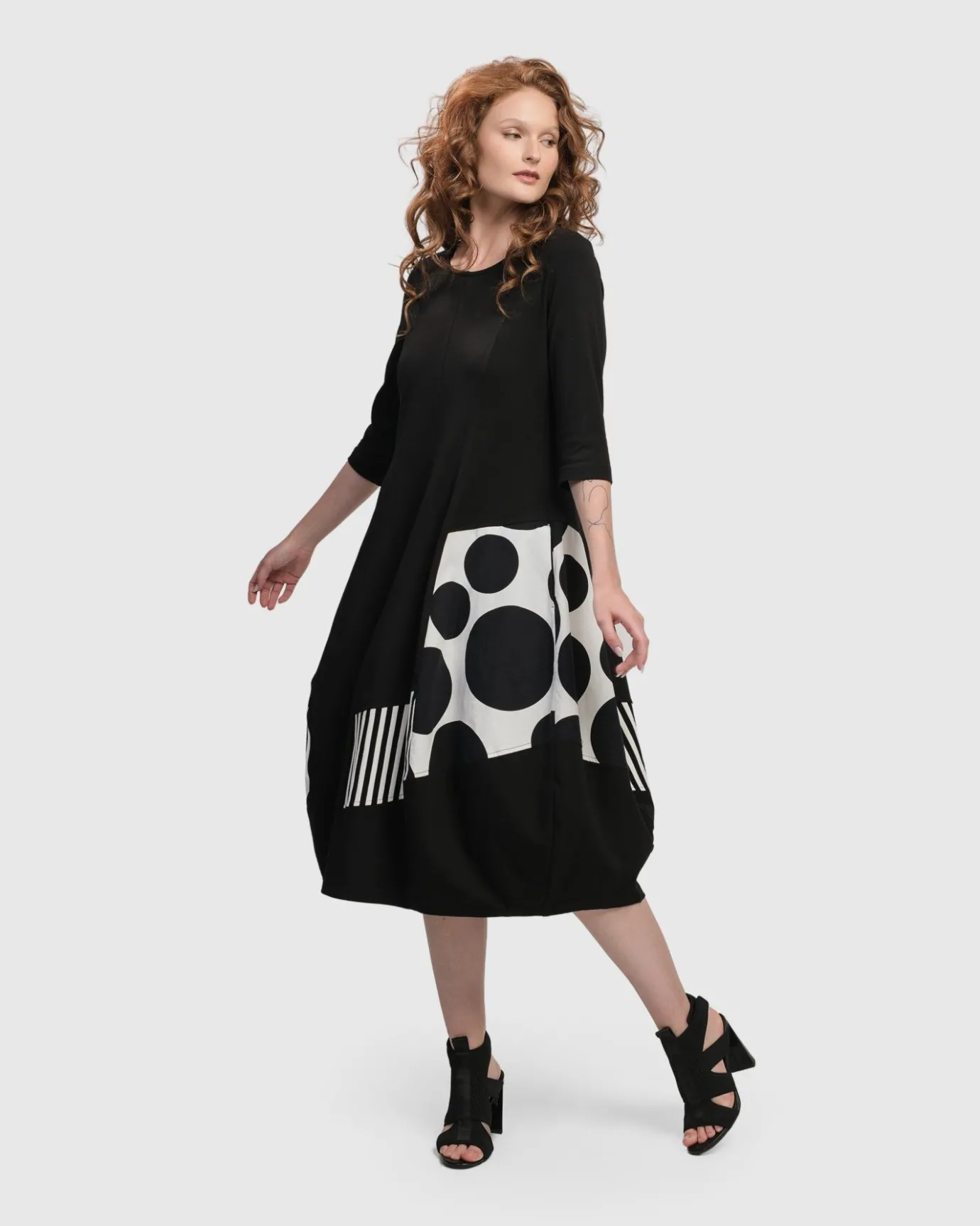 Women Alembika Dresses<Urban Broadway Cocoon Dress, Mono
