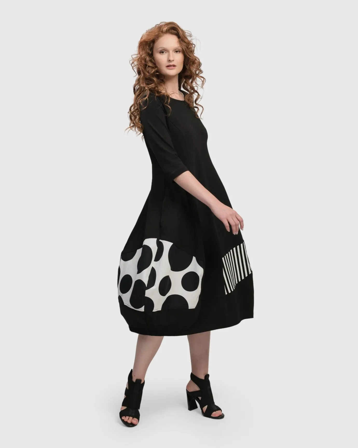 Women Alembika Plus<Urban Broadway Cocoon Dress, Mono