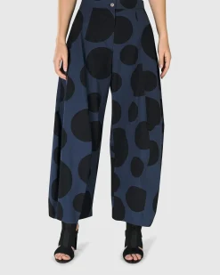 Women Alembika Pants & Skirts<Urban Carnavale Balloon Pants, Navy