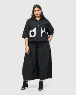 Women Alembika Tops & Tunics<Urban Carnegie Cropped Shirt, Mono