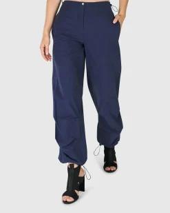 Women Alembika Plus<Urban Chica Cargo Pants, Navy