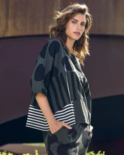 Women Alembika Tops & Tunics<Urban Chihiro Boxy Tee, Khaki