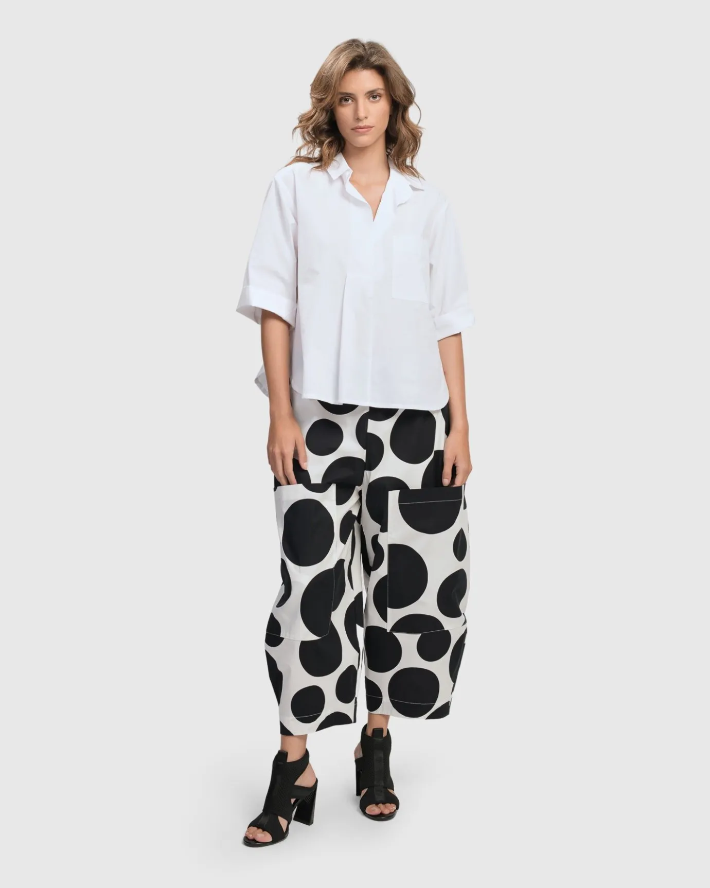 Women Alembika Tops & Tunics<Urban Chloe A-Line Blouse, White