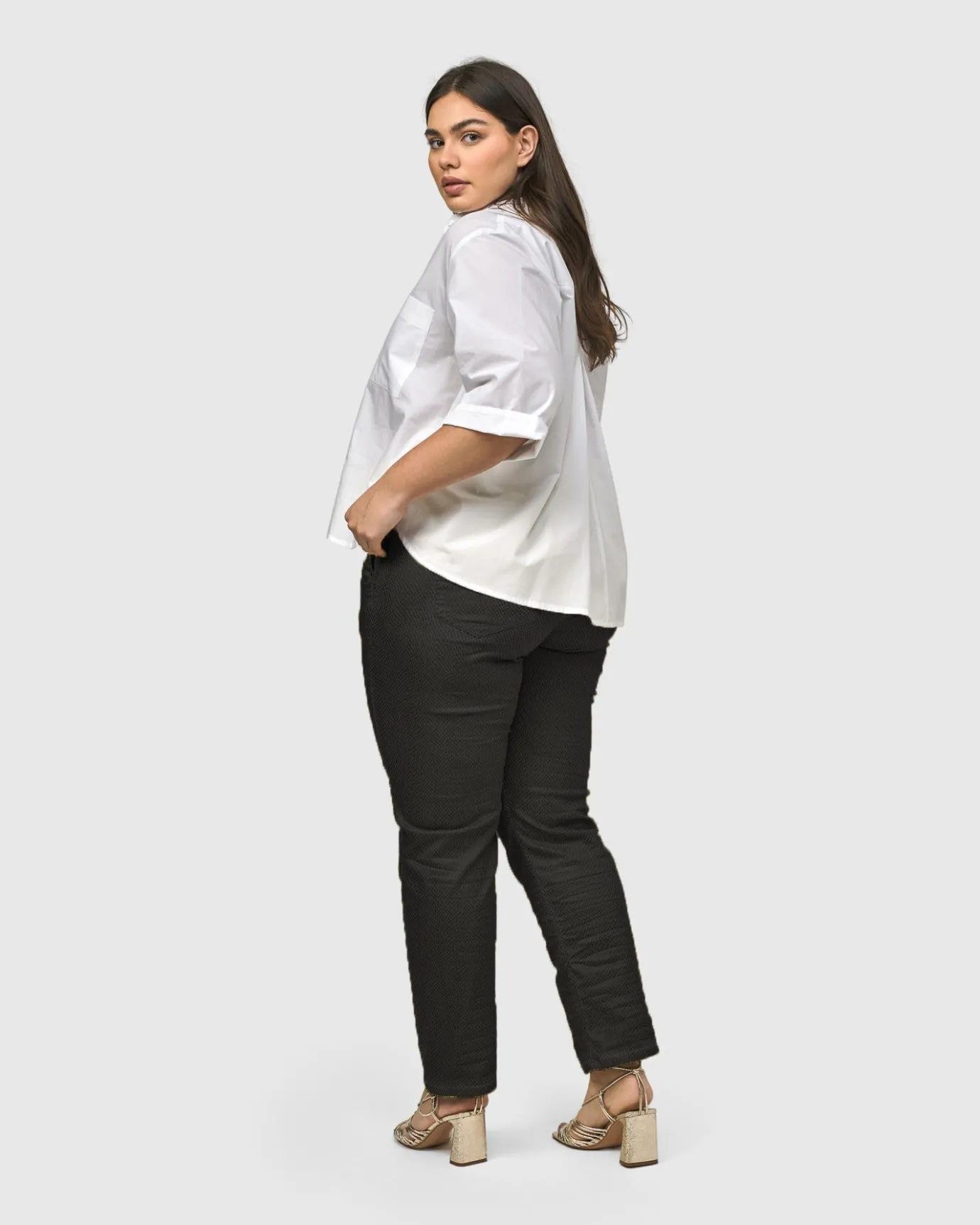 Women Alembika Tops & Tunics<Urban Chloe A-Line Blouse, White