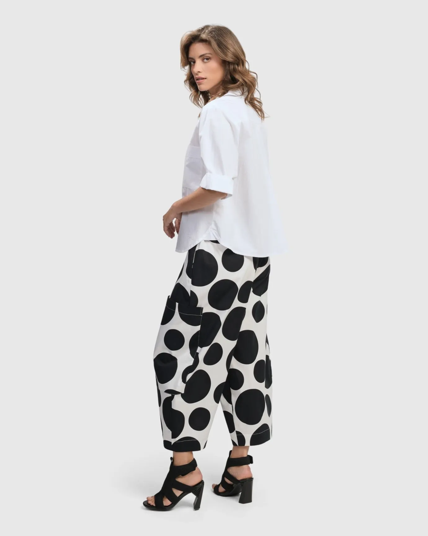 Women Alembika Plus<Urban Chloe A-Line Blouse, White