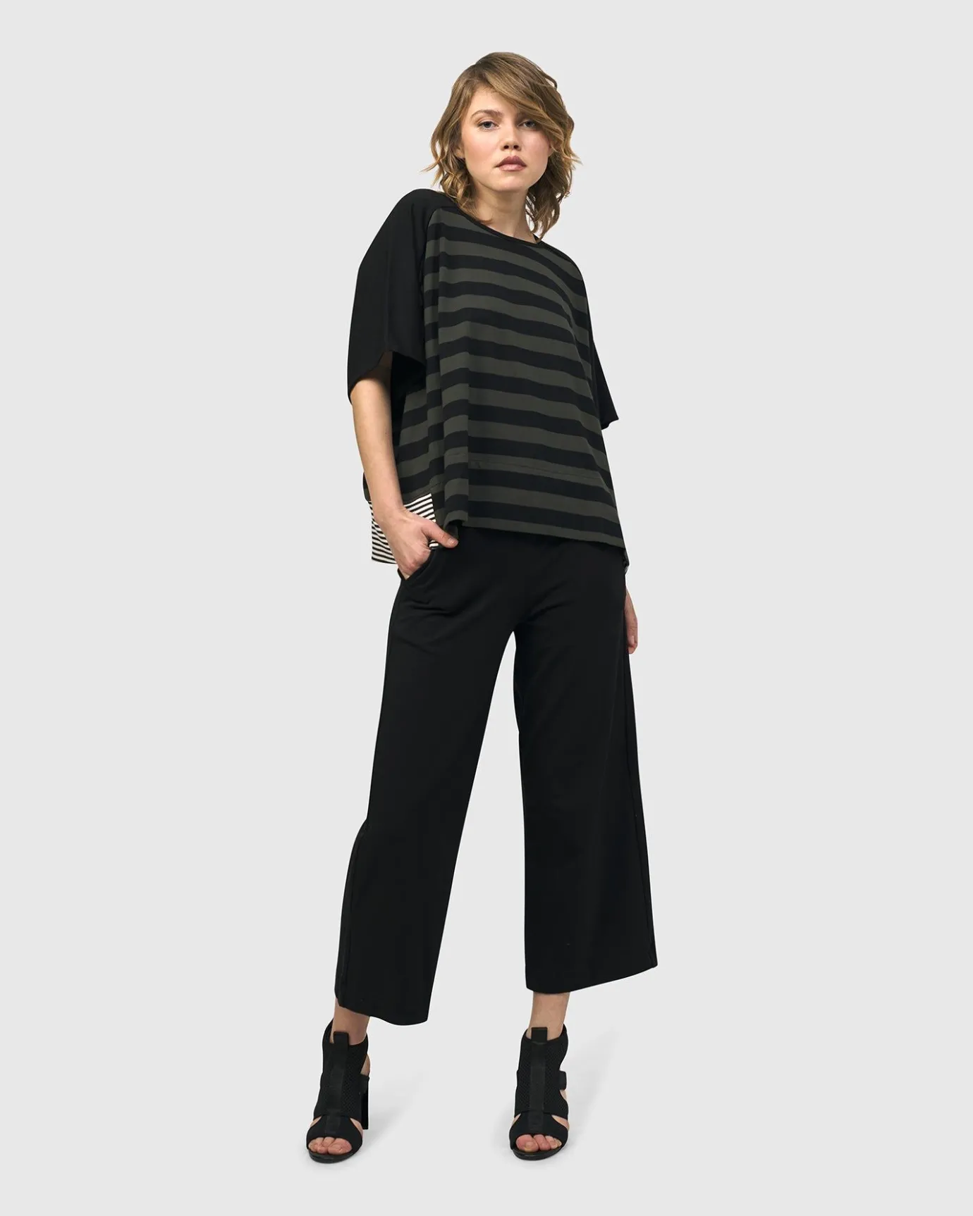 Women Alembika Plus<Urban Citypop Pants, Black