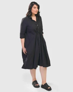 Women Alembika Plus<Urban Cooler Dress, Black