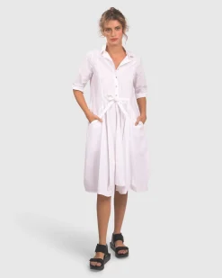 Women Alembika Dresses<Urban Cooler Dress, White