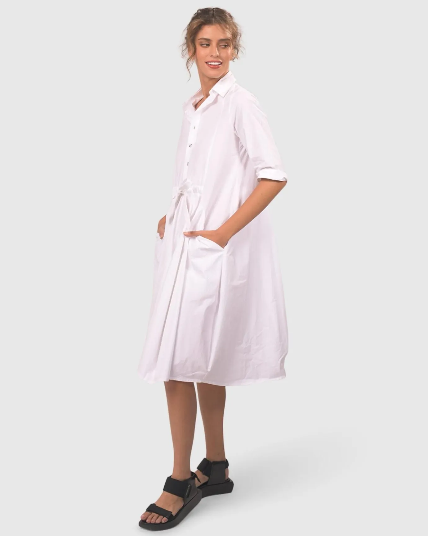Women Alembika Dresses<Urban Cooler Dress, White