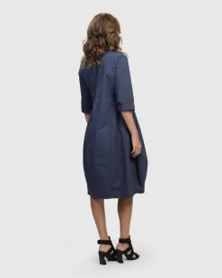 Women Alembika Dresses<Urban Corcovado Wonderful Dress, Navy